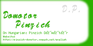 domotor pinzich business card